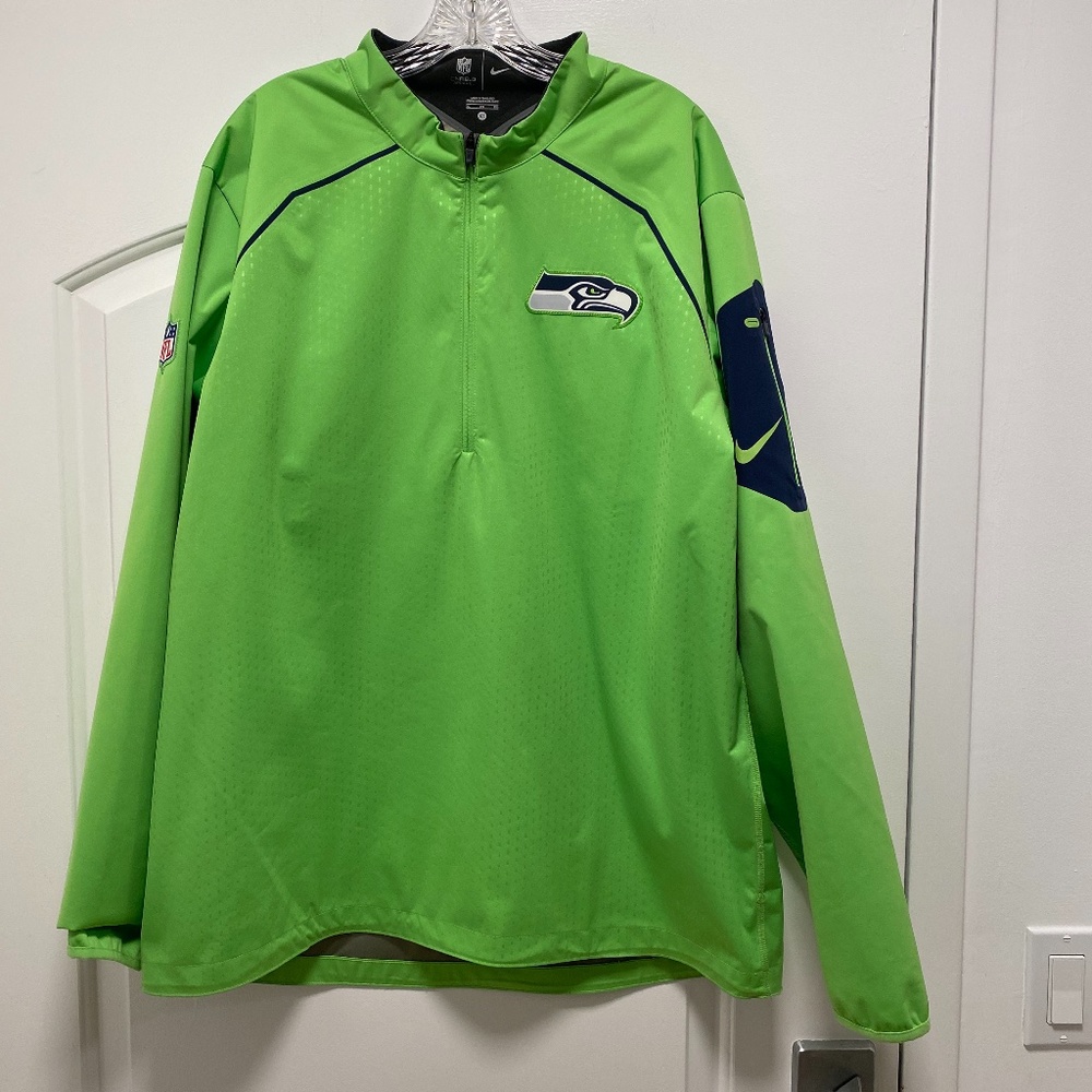 Nike Seattle Seahawks Zip Up Football Color Rush